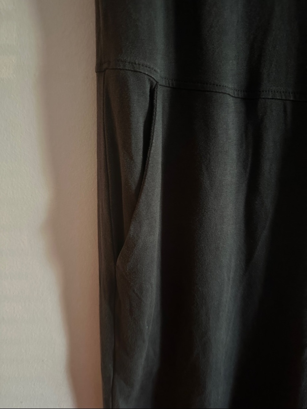 Eileen Fisher Petite dark Grey Short Sleeve Wide-Leg Jumpsuit - Picture 3 of 6